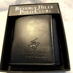 Beverly Hills Polo Club Sleek Black Card Holder